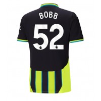 Dres Manchester City Oscar Bobb #52 Gostujuci 2024-25 Kratak Rukav